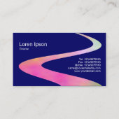 ジグザグパス – コズミックパス – ダークブルー 名刺 (裏面)