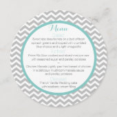 ジグザグパタモダンーンの丸みメニュー メニュー (正面)