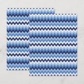 ジグザグパターン1 ノートカード (正面/裏面)