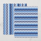 ジグザグパターン1 ポストカード (正面/裏面)