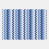 ジグザグパターン1 ラッピングペーパーシート (正面2)