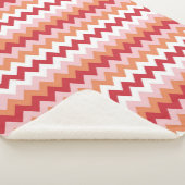 ジグザグパターン2 シェルパブランケット (3/4)