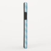 ジグザグパターン(の模様が)あるブルー名イニシャル Case-Mate iPhoneケース (裏面/右)