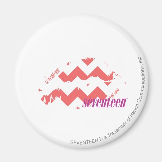 ジグザグピンク マグネット (正面)