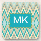 ジグザグフォン対角線 コースター (正面)