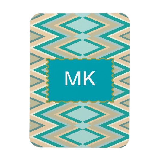 ジグザグフォン対角線 マグネット (縦)