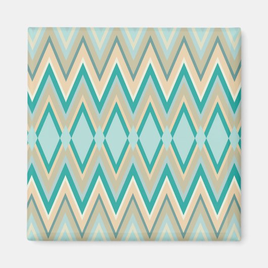 ジグザグフォン対角線 マグネット (正面)