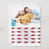 ジグザグホリデーフォトグリーティングカード シーズンカード (正面)