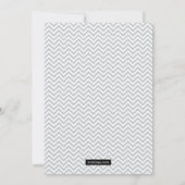 ジグザグホリデーフォトグリーティングカード シーズンカード (裏面)