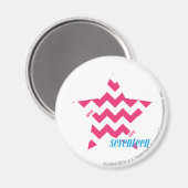 ジグザグマゼンタ2 マグネット (正面/裏面)