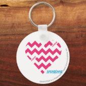 ジグザグマゼンタ3 キーホルダー (正面)