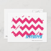 ジグザグマゼンタ4 ポストカード (正面/裏面)