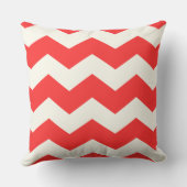 ジグザグモダンザグシェブロンパターンデザイン枕 クッション (裏面)