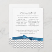 ジグザグモダン型及びボウインフォメーションカード エンクロージャーカード (正面/裏面)