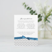 ジグザグモダン型及びボウインフォメーションカード エンクロージャーカード (スタンド正面)