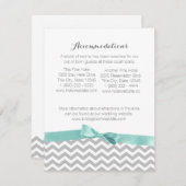 ジグザグモダン型及びボウインフォメーションカード エンクロージャーカード (正面/裏面)