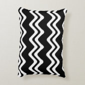 ジグザグ二重色線パターン アクセントクッション (裏面(縦))