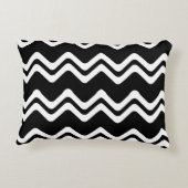 ジグザグ二重色線パターン アクセントクッション (裏面)