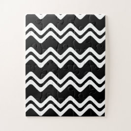 ジグザグ二重色線パターン ジグソーパズル