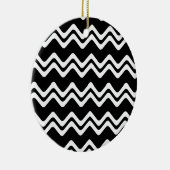ジグザグ二重色線パターン セラミックオーナメント (右)