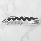 ジグザグ二重色線パターン ソムリエナイフ (裏面)