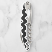 ジグザグ二重色線パターン ソムリエナイフ (裏面)