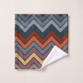 ジグザグ南西パターン バスタオルセット (ウォッシュタオル)