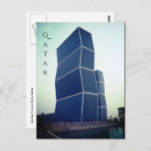 ジグザグ塔ドーハカタール ポストカード (正面/裏面)