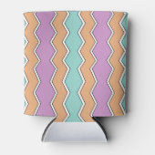 ジグザグ幾何パターン 缶クーラー (正面)
