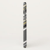 ジグザグ形のシェブロン粋なパターンモダンな灰色の電話箱 Case-Mate iPhoneケース (裏面/左)