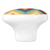 ジグザグ形のストライプのな背景2 セラミックノブ (側面)