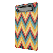 ジグザグ形のストライプのな背景2 ミニクリップボード (アングル2)