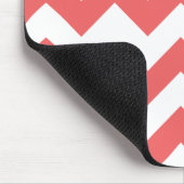 ジグザグ形のピンク マウスパッド (コーナー)