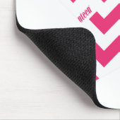 ジグザグ形のマゼンタ2 マウスパッド (コーナー)