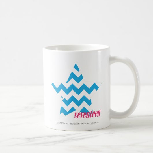 ジグザグ形の水2 コーヒーマグカップ (右)