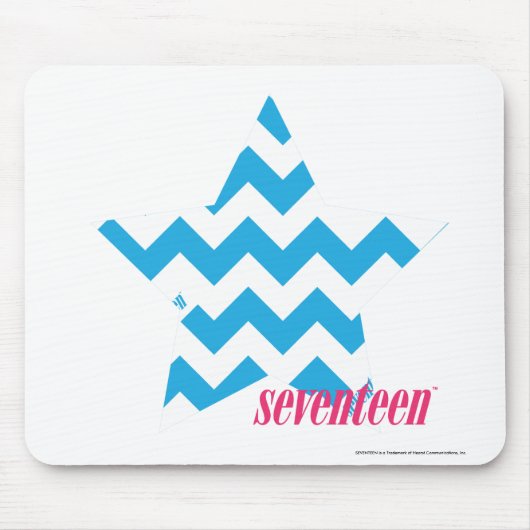 ジグザグ形の水2 マウスパッド (正面)