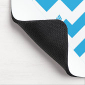 ジグザグ形の水4 マウスパッド (コーナー)