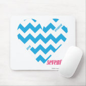 ジグザグ形の水4 マウスパッド (マウス)