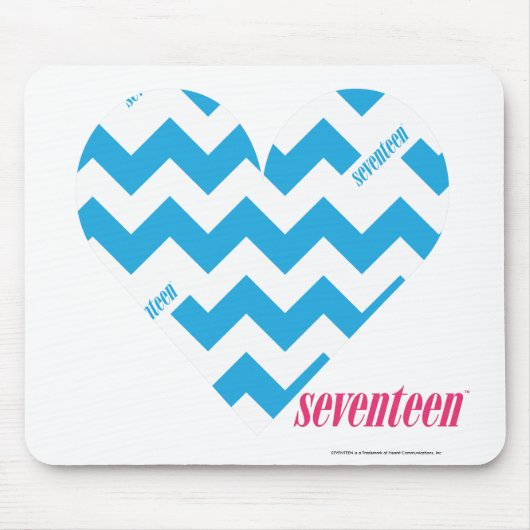 ジグザグ形の水4 マウスパッド (正面)