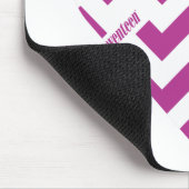 ジグザグ形の紫色2 マウスパッド (コーナー)