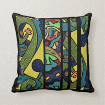 ジグザグ抽象デザイン