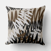 ジグザグ抽象芸術 クッション (正面)