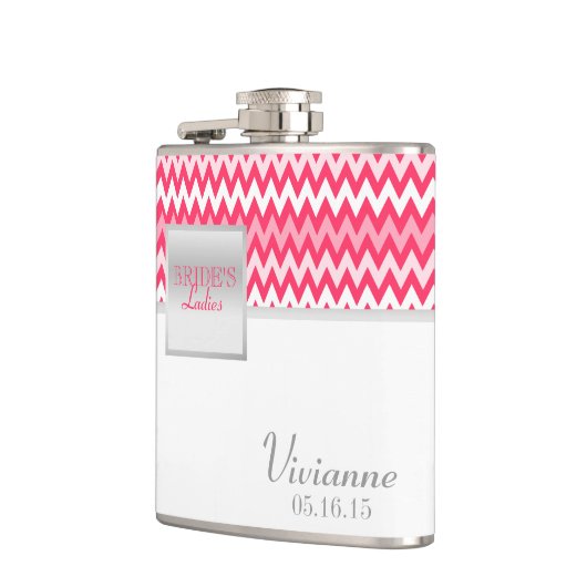 ジグザグ模様の花嫁 フラスク (左)