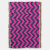 ジグザグ模様5 スローブランケット (正面縦)