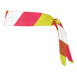 ジグザグ模様。 タイヘッドバンド