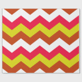 ジグザグ模様。 ラッピングペーパー (フラット)