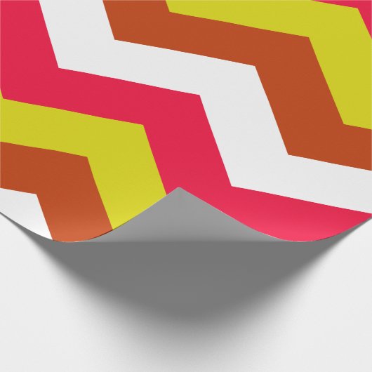 ジグザグ模様。 ラッピングペーパー (角)