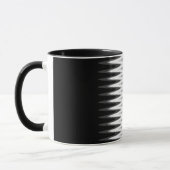 ジグザグ白黒グレーパターン マグカップ (左)