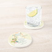 ジグザグ結婚の花嫁付きアイテム コースター (側面)