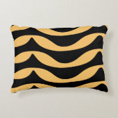 ジグザグ線(金ゴールドパターン) アクセントクッション (正面)